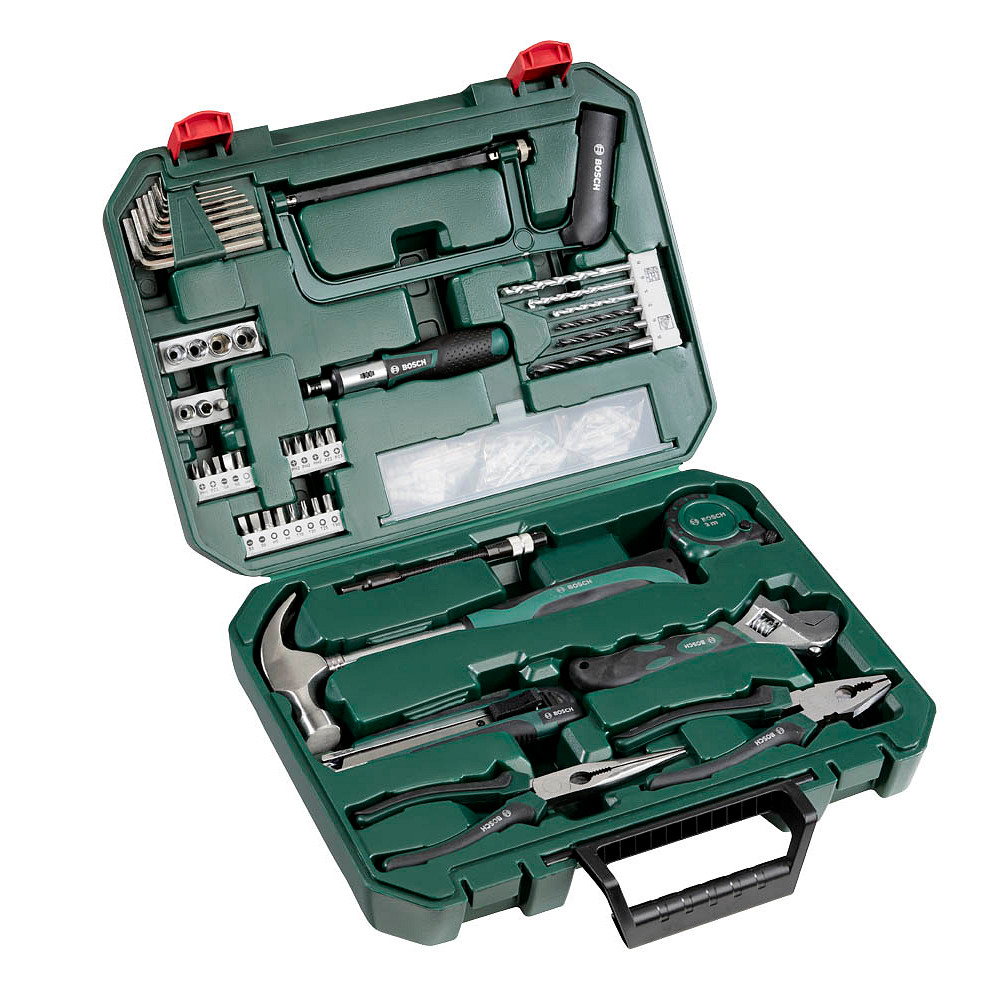 BOSCH Universal-Set Promoline Werkzeugkoffer 111-teilig | office discount